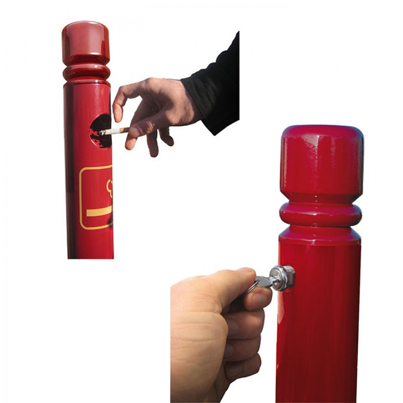 Pilona cendrer vermella